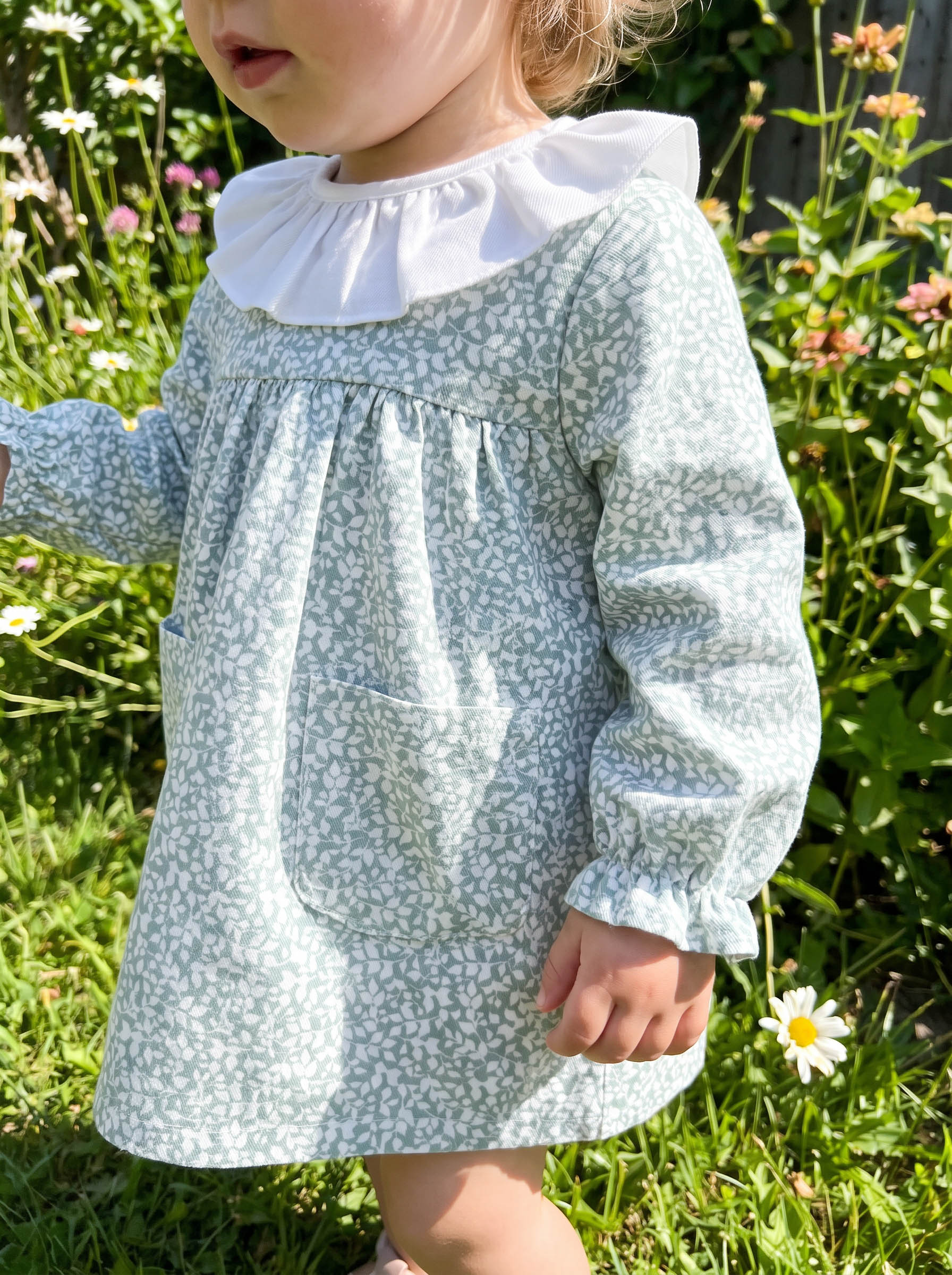 baby dress flowers