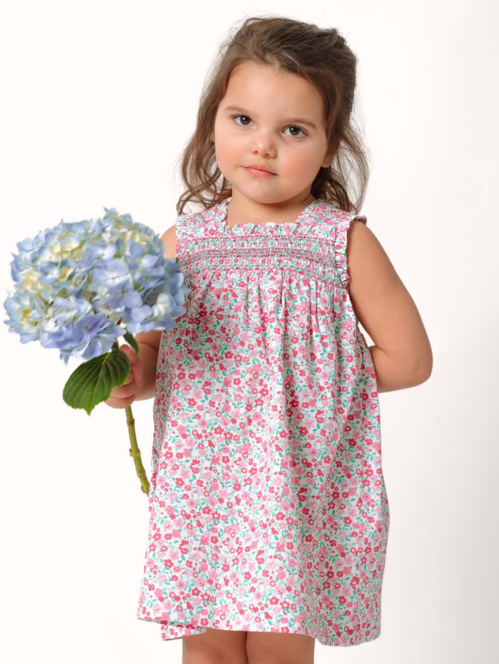 summer dress girl pink