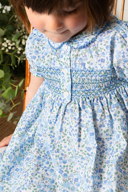 vestido elisa azul primavera