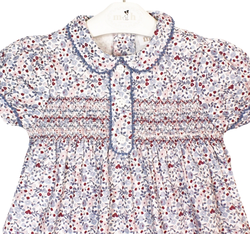 elisa dress blue fall