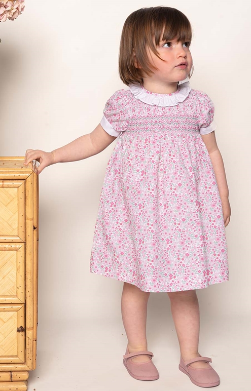 vestido flavia rosa primavera
