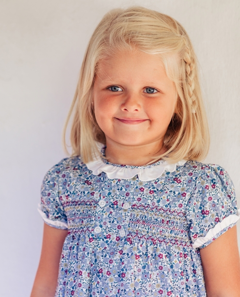 Inés dress burgundy