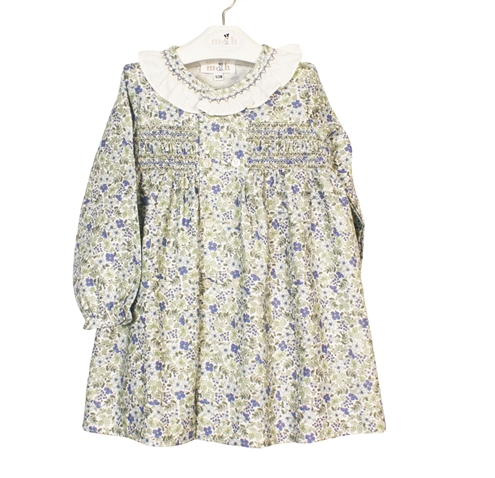 kate dress green print