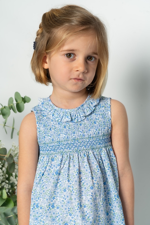 vestido madrid almudena azul