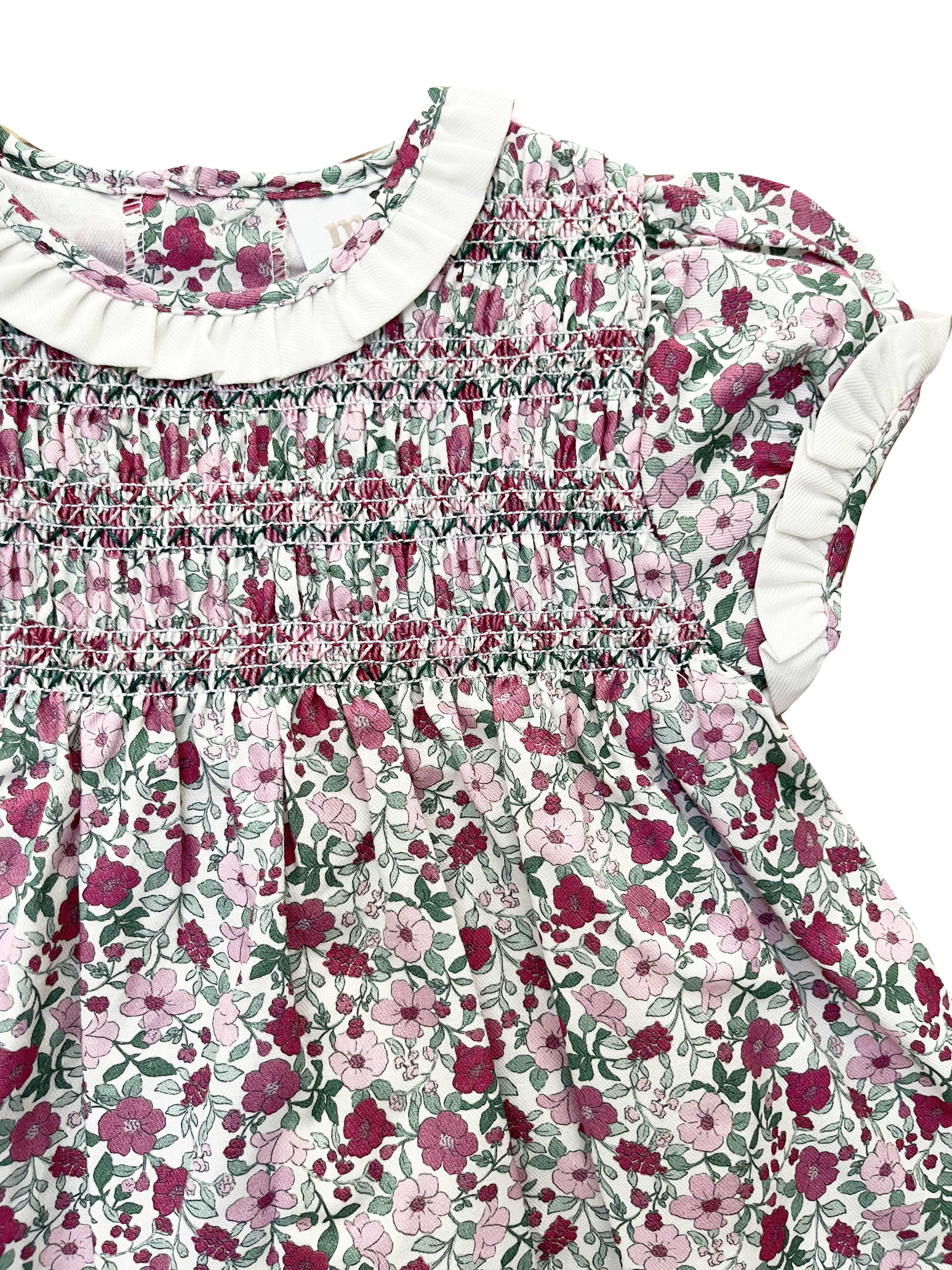 matilda dress burgundy and pink