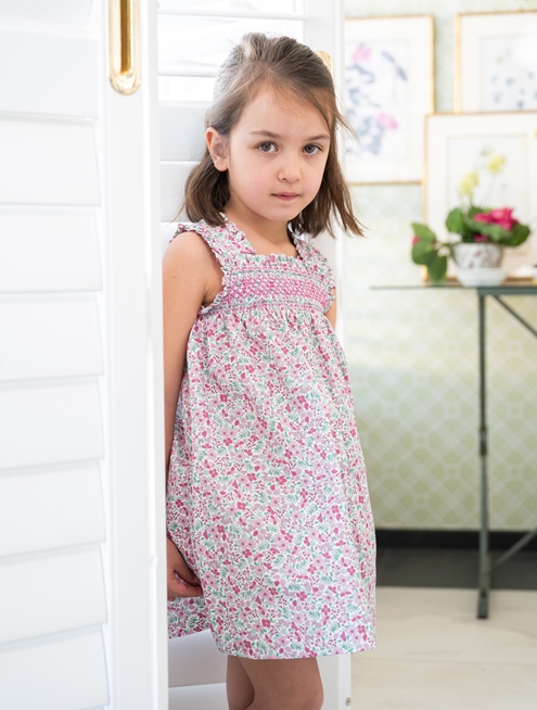 vestido niña primavera flores
