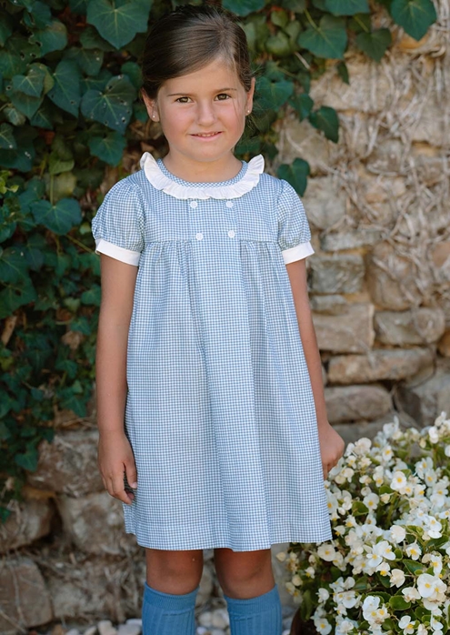 blue plaid dress fall