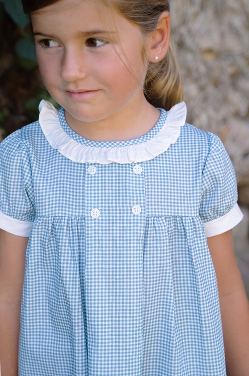 blue plaid dress fall