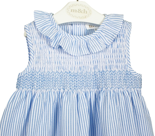vestido paris rayas azules