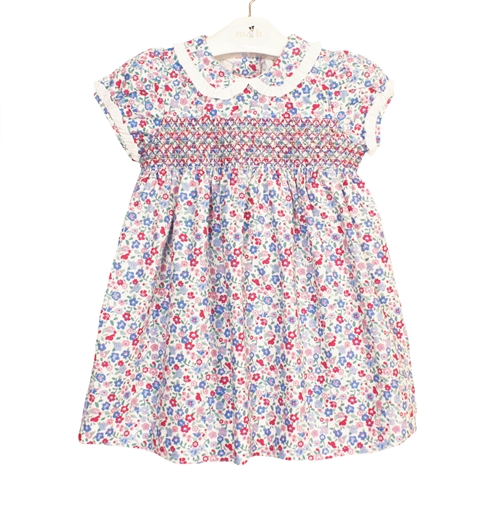 valentina dress red green summer