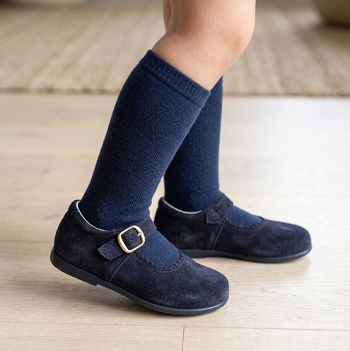 navy blue suede shoes