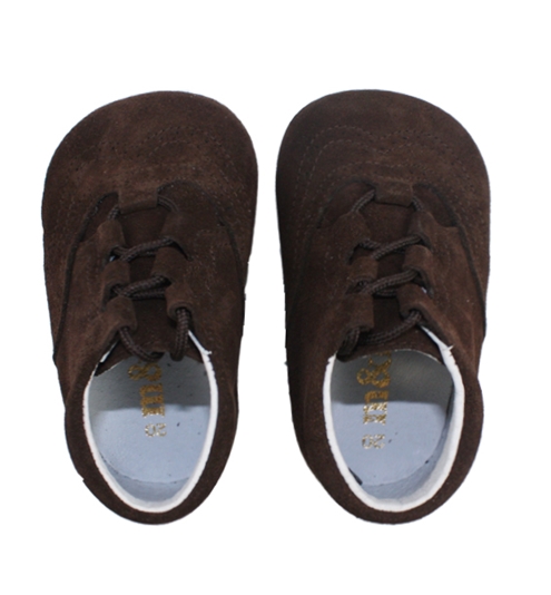Zapato ante bota gales marrón