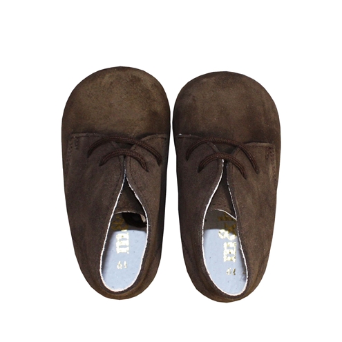 zapato ante marrón bota