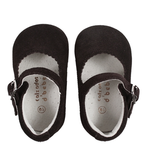 Zapato ante mercedita marrón