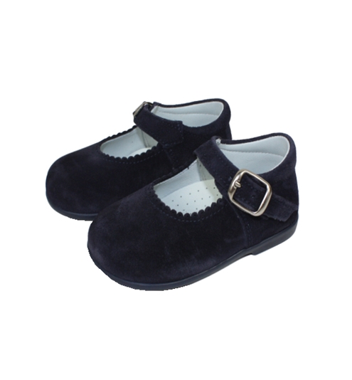 Zapato mercedita ante marino