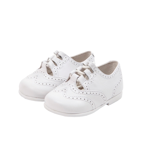 zapato piel blanco gales