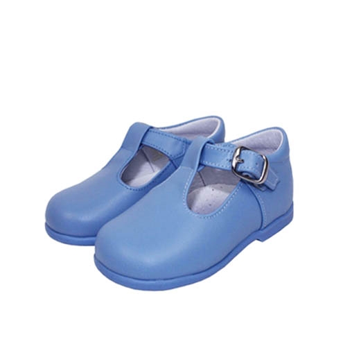 zapato piel pepito azul